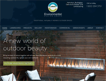 Tablet Screenshot of environmentaldesign.ca